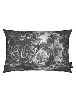 Подушка Juniqe, цвет grau & schwarz