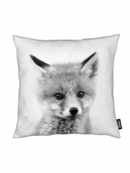 Подушка Juniqe, цвет grau & schwarz