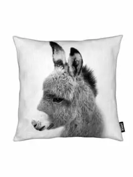 Подушка Juniqe, цвет grau & schwarz