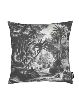 Подушка Juniqe, цвет grau & schwarz