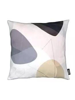 Подушка Juniqe, цвет grau & schwarz