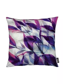 Подушка Juniqe, цвет grau & violett