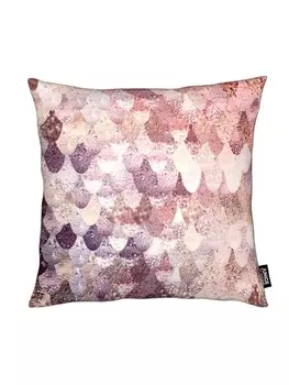 Подушка Juniqe, цвет grau & violett