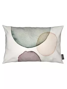 Подушка Juniqe, цвет grn & schwarz