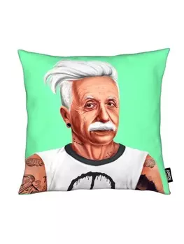 Подушка Juniqe, цвет grn & schwarz