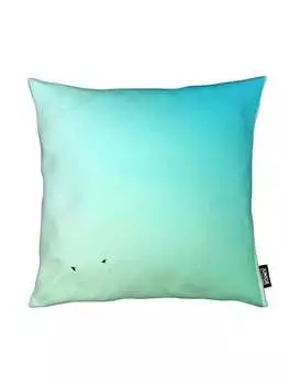 Подушка Juniqe, цвет grn & trkis