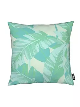 Подушка Juniqe, цвет grn & trkis