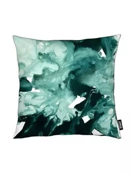 Подушка Juniqe, цвет grn & wei