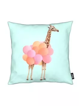 Подушка Juniqe, цвет orange & rosa