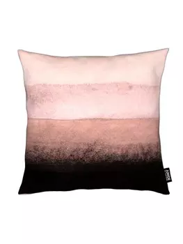 Подушка Juniqe, цвет rosa & schwarz