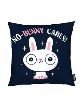 Подушка Juniqe, цвет rosa & schwarz