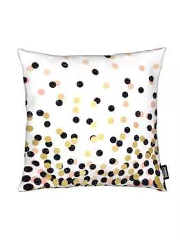 Подушка Juniqe, цвет rosa & schwarz