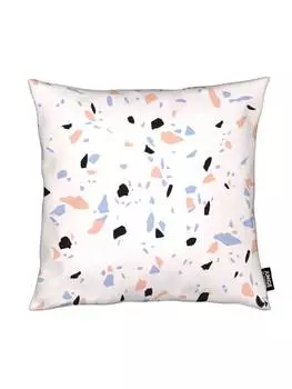 Подушка Juniqe, цвет rosa & schwarz