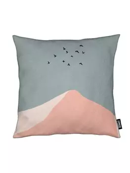 Подушка Juniqe, цвет rosa & trkis