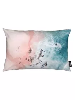 Подушка Juniqe, цвет rosa & trkis