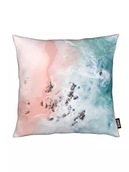 Подушка Juniqe, цвет rosa & trkis