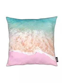 Подушка Juniqe, цвет rosa & trkis