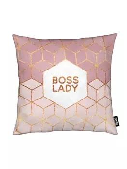 Подушка Juniqe, цвет rosa & wei