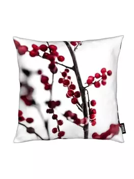 Подушка Juniqe, цвет rot & wei