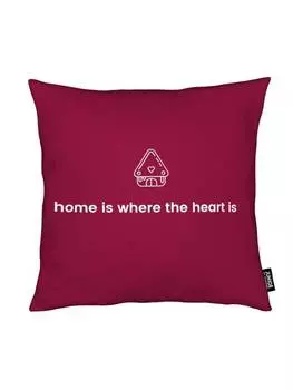 Подушка Juniqe, цвет rot & wei