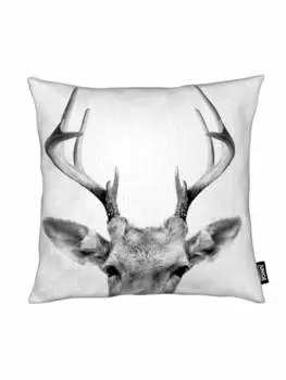 Подушка Juniqe, цвет schwarz & wei