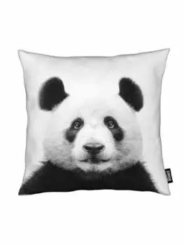 Подушка Juniqe, цвет schwarz & wei