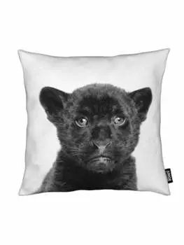 Подушка Juniqe, цвет schwarz & wei