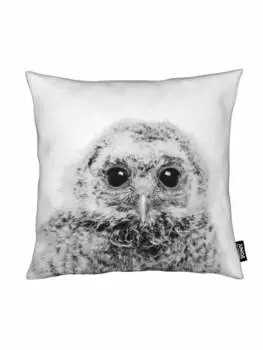 Подушка Juniqe, цвет schwarz & wei