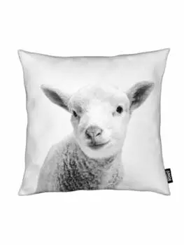 Подушка Juniqe, цвет schwarz & wei