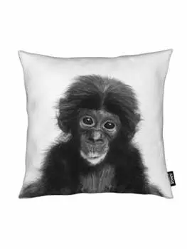 Подушка Juniqe, цвет schwarz & wei