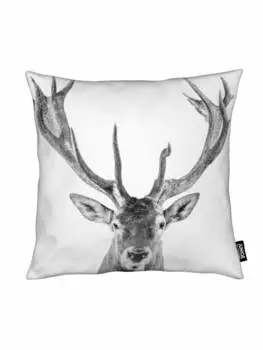 Подушка Juniqe, цвет schwarz & wei