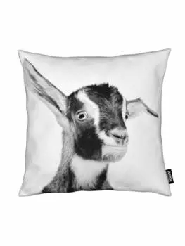 Подушка Juniqe, цвет schwarz & wei