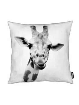 Подушка Juniqe, цвет schwarz & wei