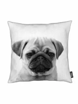 Подушка Juniqe, цвет schwarz & wei