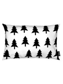 Подушка Juniqe, цвет schwarz & wei