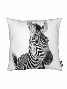Подушка Juniqe, цвет schwarz & wei