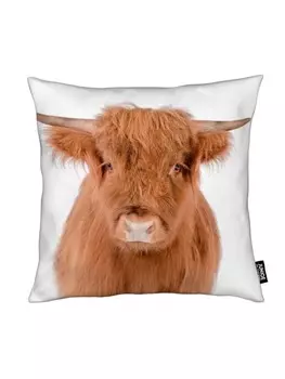 Подушка Juniqe, коричневый