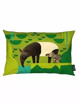 Подушка Juniqe, зеленый