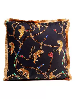 Подушка Kare, цвет schwarz/gold