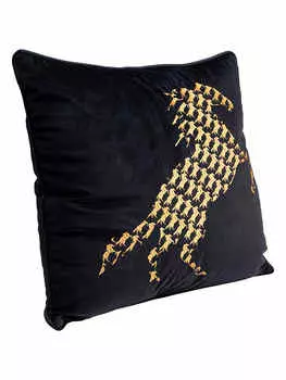 Подушка Kare, цвет schwarz/hellbraun