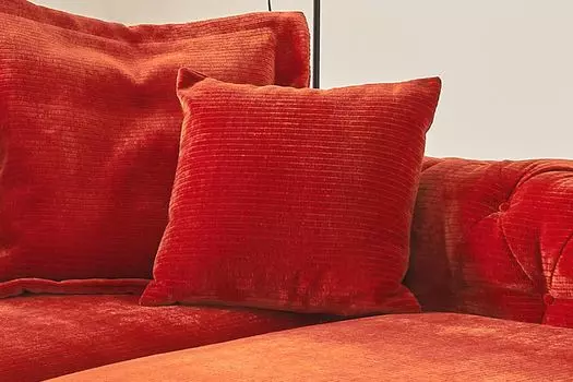 Подушка KAWOLA Шнур Винтаж различные дизайны и цвета SEPHI красный, заостренная подушка среднего размера