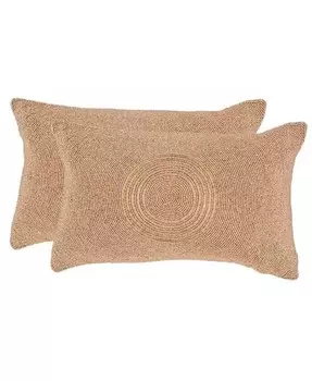 Подушка «Клеопатра» размером 12 x 18 дюймов (набор из 2 шт.) Safavieh, коричневый