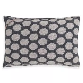 Подушка Knit Factory Cody - Антрацит/Серый - 60x40 см
