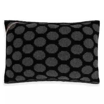 Подушка Knit Factory Cody - Черный/Антрацит - 60x40 см