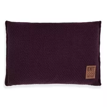 Подушка Knit Factory Jesse - Баклажан - 60x40 см