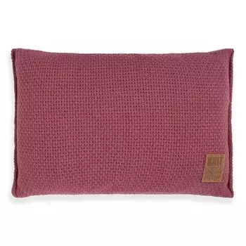 Подушка Knit Factory Jesse - Каменно-красный - 60x40 см