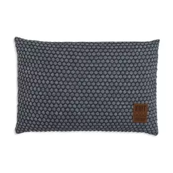 Подушка Knit Factory Juul - Антрацит/Серый - 60x40 см