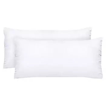 Подушка Komfortec 40x80 см (комплект из 2 шт.), дышащая и мягкая подушка, моющаяся подушка для сна (белая)
