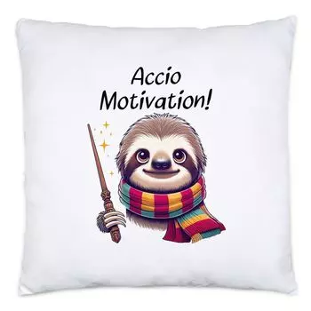 Подушка-ленивец Accio Motivation с наполнителем — Magical Design Hey!Print
