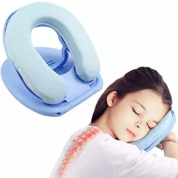 Подушка лицом вниз, Подушка для сна, Подушка из пены с эффектом памяти, Дышащая подушка, Подушка для сна на столе, Подушка для лица, Эргономичная подушка для шеи minhgoring